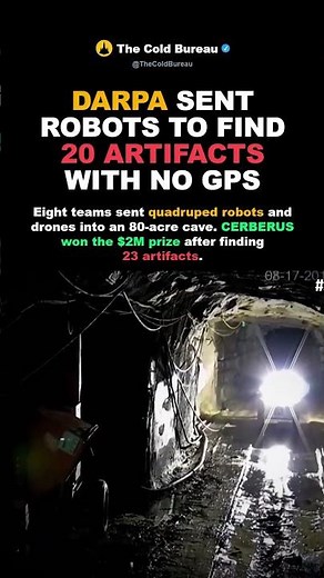 DARPA Sent Robots Into A Cave To Find 20 Artifacts In 60 Minutes