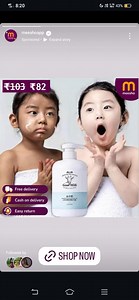 46 8:20Yonm.meeshoappSponsored •Expand story₹103 ₹820me... | Filo