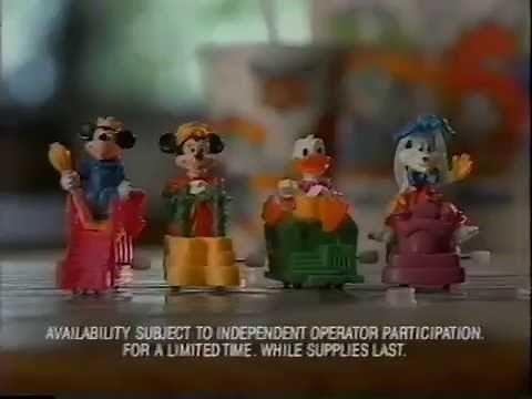 Burger King Disney Parade Toys 1991
