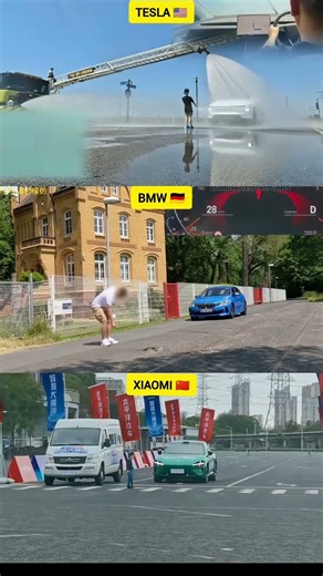 BMW, Tesla and Xiaomi: Real AEB Test who get win?