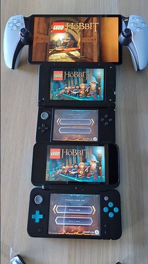 Lego The Hobbit- PlayStation 5 vs 3DS XL vs New 2DS XL Speed Comparison