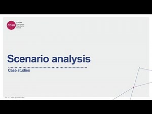 TCFD scenario analysis – case studies