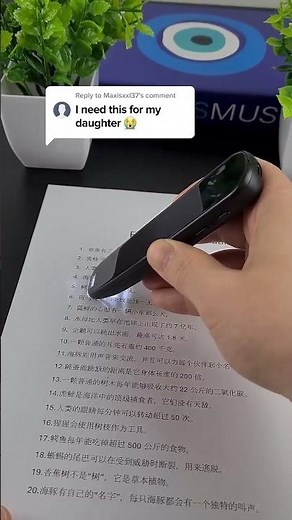 Scan Pen & Dictionary Pen | Text Sync & Photo Translator #exam #translation #school