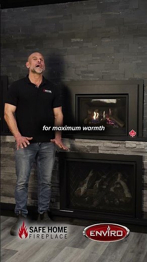 Enviro E20 Gas Insert – Canadian Made Gas Fireplace Insert for Wood Burning Fireplaces