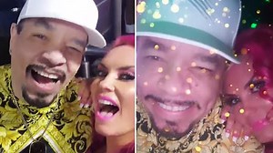 Ringing in the New Year! Coco Austin and Ice-T smooch in 2020