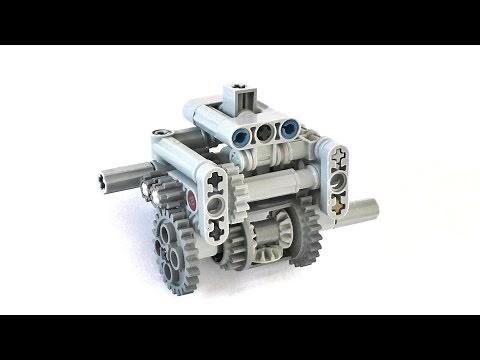 Lego Technic Simple 3 Speed Gearbox | + Building Instructions | Lego Technic Mastery