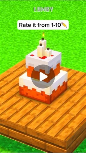 Lomby on Instagram: "Birthday Cake #minecraft #minecrafthacks #minecraftbuilds #minecraftbuilding #minecrafttutorial #minecraftideas #minecraftbuildideas #minecraftbedrock #minecraftpe #minecraftbuildhacks #minecraftmodern #mc #redstone"