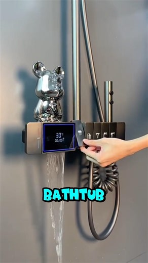 Imagine you're going to take a bath and your bathtub faucet broke… Which one would you use? 🚿😱