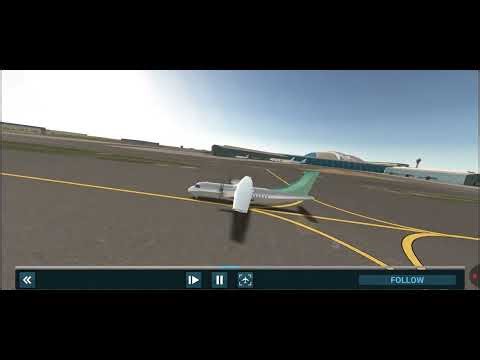 Flight Da Vinci Airways ATR 42 FULL LANDING Angeles 🛬 GuangZhou