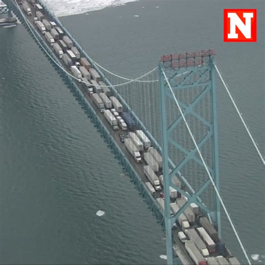438K views · 7.1K reactions | The Ambassador Bridge, which sits...