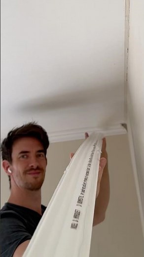 Beautiful corners with stucco moldings 😊 #renovate