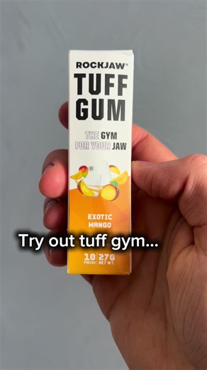 Train your jaw anywhere, anytime. 💪 Tuff Gym Gum is designed to give your jawline a workout on the go. Simple, portable, and easy to use while you’re at home, at work, or out and about — a fun, convenient way to keep your jaw active. Chew. Tone. Repeat. #JawlineWorkout #TuffGymGum #activelifestyle
