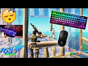 APEX 7 TKL ASMR FORTNITE 669 MAP 1V1🤩KEYBOARD SOUNDS SMOOTH 165HZ⭐ + * HANDCAM*