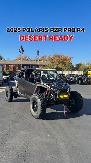 2025 Polaris RZR Pro R4 Ultimate . Client Build . -Cage @tmwoffroad -Bumper @sdrmotorsports -Tire Carrier @sdrmotorsports -Wheels @valorwheels -Tires @valortires -Lighting @bajadesigns -Controller @switch.works -Powdercoat @finish_logic -Whips @5150whips -Mirrors @sectorseven.zone . . . | MotoExpo Concord