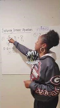 Solving Linear Equations with Fractions #mathematics #algebra #tutorial