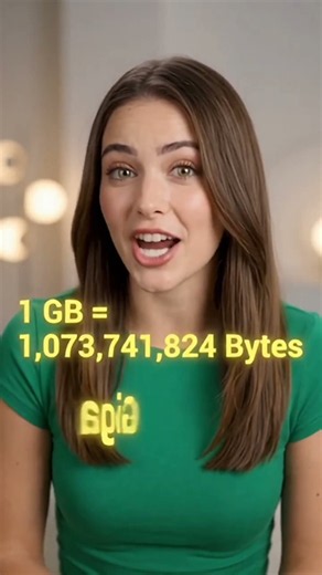 🌿Kilobyte, Megabyte & Gigabyte Explained! 💻|Computer Knowledge #Shorts#viral#ytshorts