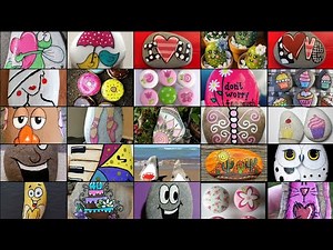 100+ amazing stone painting ideas/100+ easy rock painting ideas#craftymagic #stonepaintingideas#diy