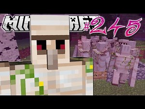 Minecraft | 20 IRON GOLEMS?! | Diamond Dimensions Modded Survival #245