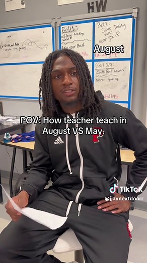 Teacher's Job Done by May: August vs. May School Year
