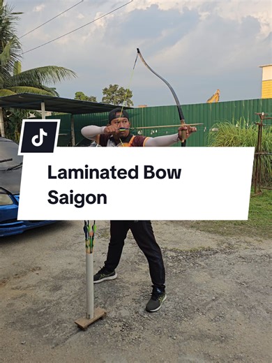 First Try with a Laminated Bow in Archery