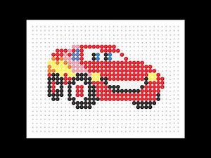 Hama Bead Lightning Mcqueen (Disney Series 2 #11)