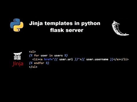 jinja templates in python flask server