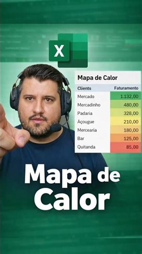 Mapa de Calor no Excel: Aprenda a Criar em Minutos (Passo a Passo) #excel