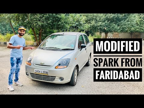 Modified Chevrolet Spark With Projector Headlamps & Fog Lamps | Spark's Custom Interior | Musafir
