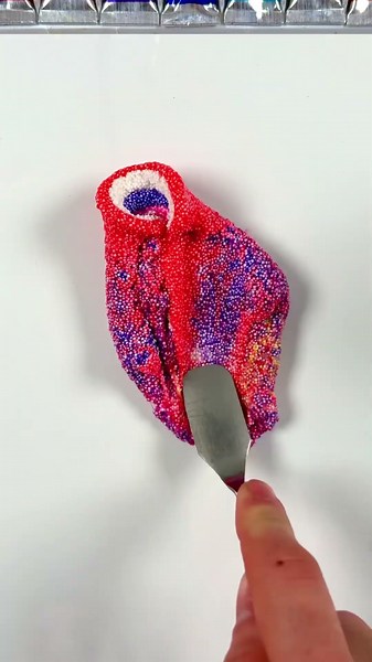 What color will it make? #colormixing #crunchy #asmr #oddlysatisfying