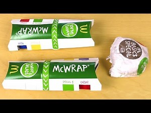 McWraps and Double Chili Cheese Burger