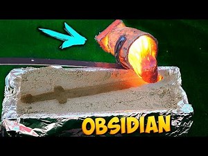 EXPERIMENT: OBSIDIAN SWORD from LAVA