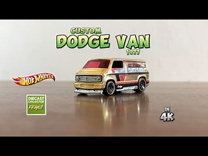 1977 Dodge Van – Classic Custom in 1:64 | Hot Wheels Review