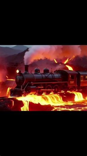 Satisfying Lava Creations 🔥 Volcano Cutting | Lava Bus, Train, House & Toilet