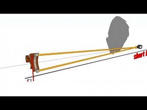 Slingshot Shooting PRI - long rubber band & short rubber band comparison