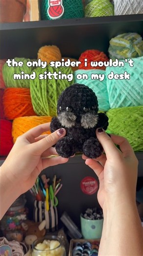 so happy with how this guy came out! #crochet#spider#fall#halloween#giftidea