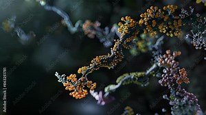 A highresolution animation of the spliceosome midsplicing with branched RNA intermediates precariously held in place by protein complexes.