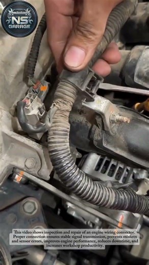 Engine Wiring Connector Inspection & Repair | Automotive Electrical Service#mechanic #shorts