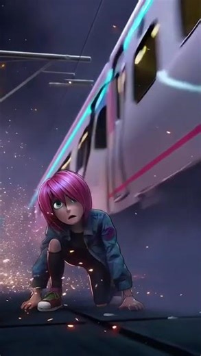 Subway Surfers Anime Ad: Intense Train Escape!