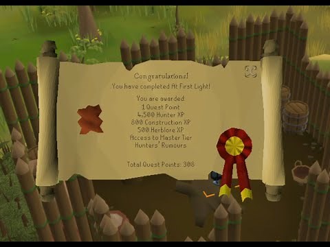 At First Light - OSRS - Quest