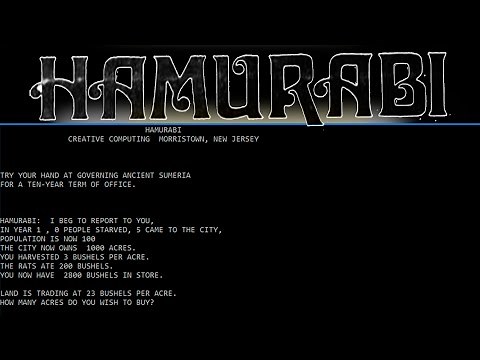 Hamurabi (1968) {101 Basic Computer Games} [55]