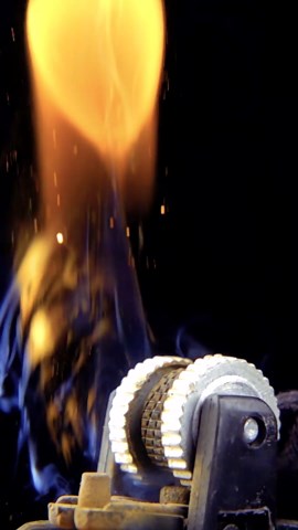 How lighter work in macro and slow motion #upclose