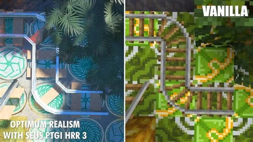 我的世界1.21原版写实材质包《Optimum Realism》4K纯享版演示，内含下载链接~