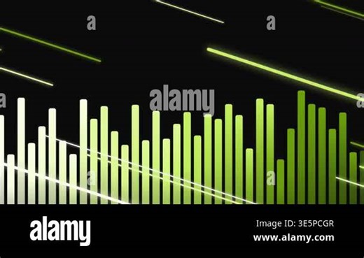 Abstract Sound Wave Spectrum Collection and Digital Data Visualization Stock Video Footage - Alamy