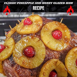 How To Make Pineapple & Honey Glazed Ham | Smokin' and Grillin' with AB