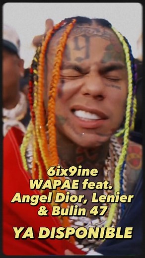 1.4K views · 10K reactions | YA DISPONIBLE 6ix9ine - WAPAE feat. feat. Angel Dior, Lenier, & Bulin 47 | Adrian Fernández Show | Facebook