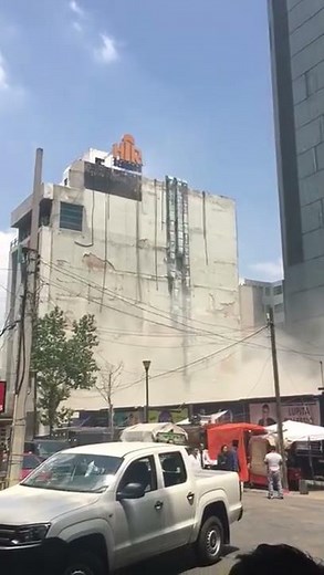 Sismo del 19 septiembre de 2017 | Edificio de la Ciudad de México casi colapsa