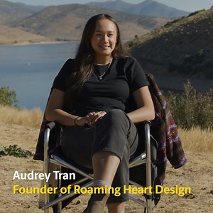 Say hello to Audrey Tran, the creative force behind Roaming Heart, a Salt Lake City small business fueled by artistry, connection, and a heart that’s always roaming. 🩵 | The UPS Store