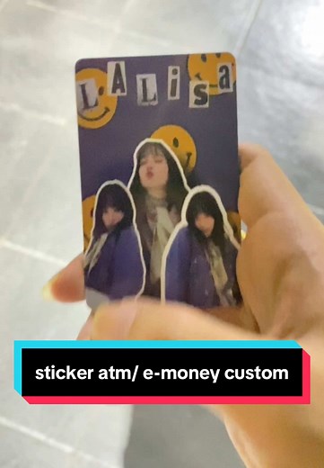 Sticker Gambar Custom untuk ATM dan E-Money
