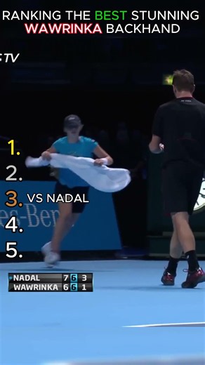Ranking the Best Wawrinka Backhand