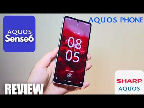 This Cool "Secret" Phone is a Little Different... Sharp Aquos Phone (Sense 6) Review